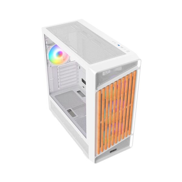 FAZEON F19 750W 80PLUS BRONZE 4x120mm ARGB Fanlı ATX Beyaz Bilgisayar Kasası