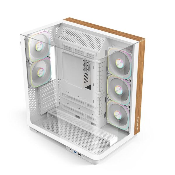 FAZEON F25 850W 80 PLUS BRONZE FULL MODÜLER GEN5 5x120mm ARGB FANLI ATX BEYAZ GAMING KASA